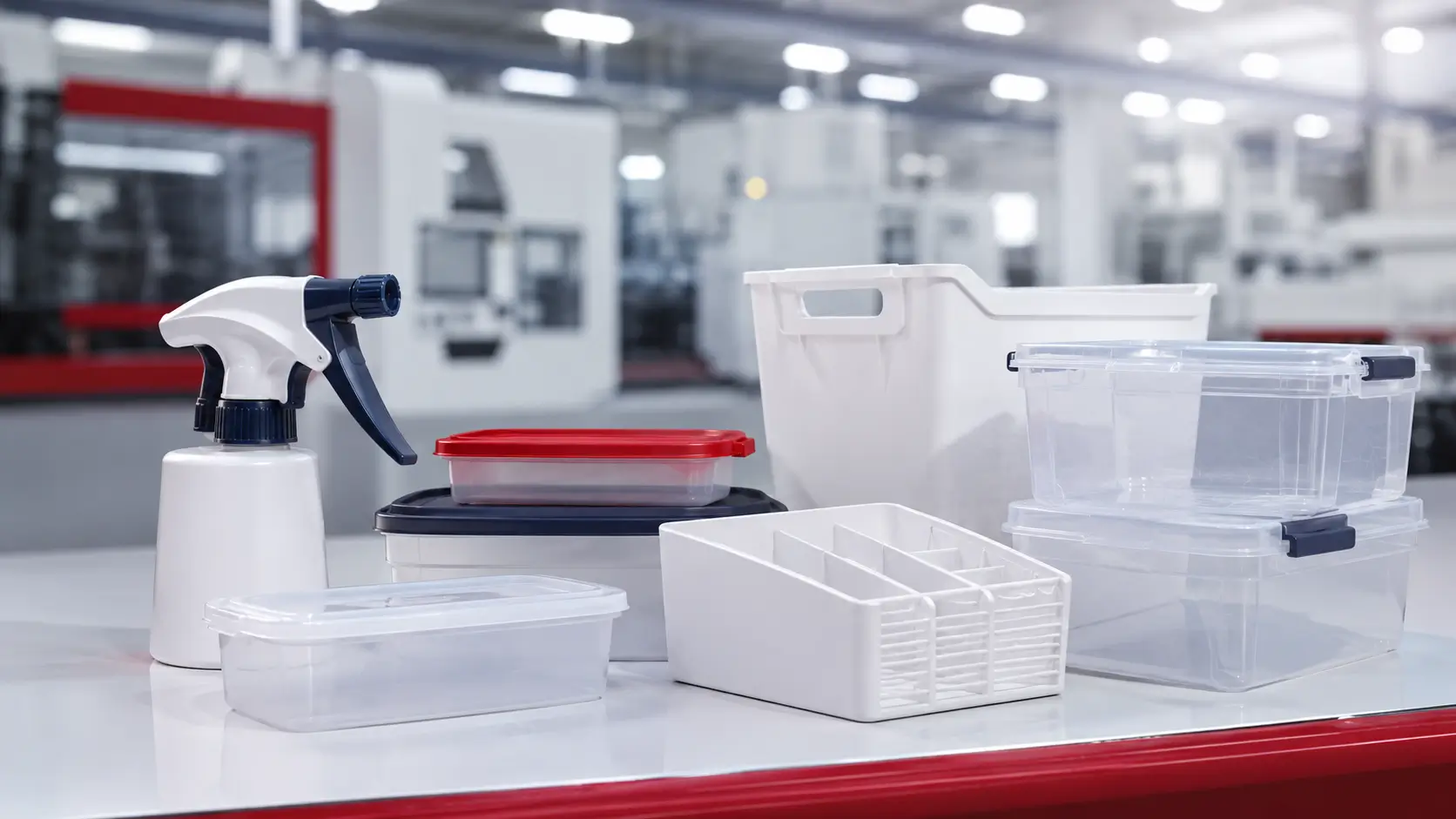 Polypropylene molded household and appliance products
