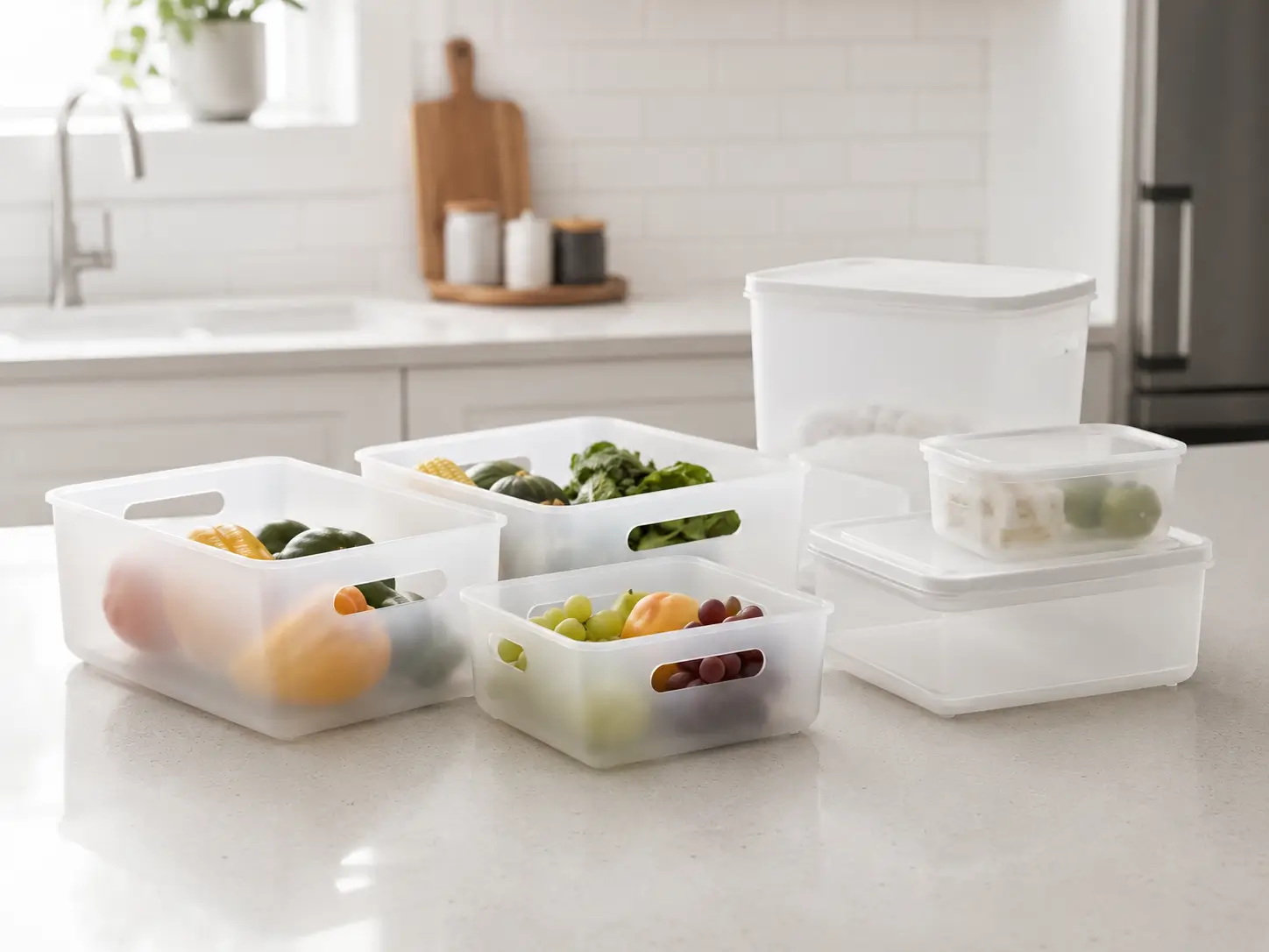 Polypropylene injection molded household products