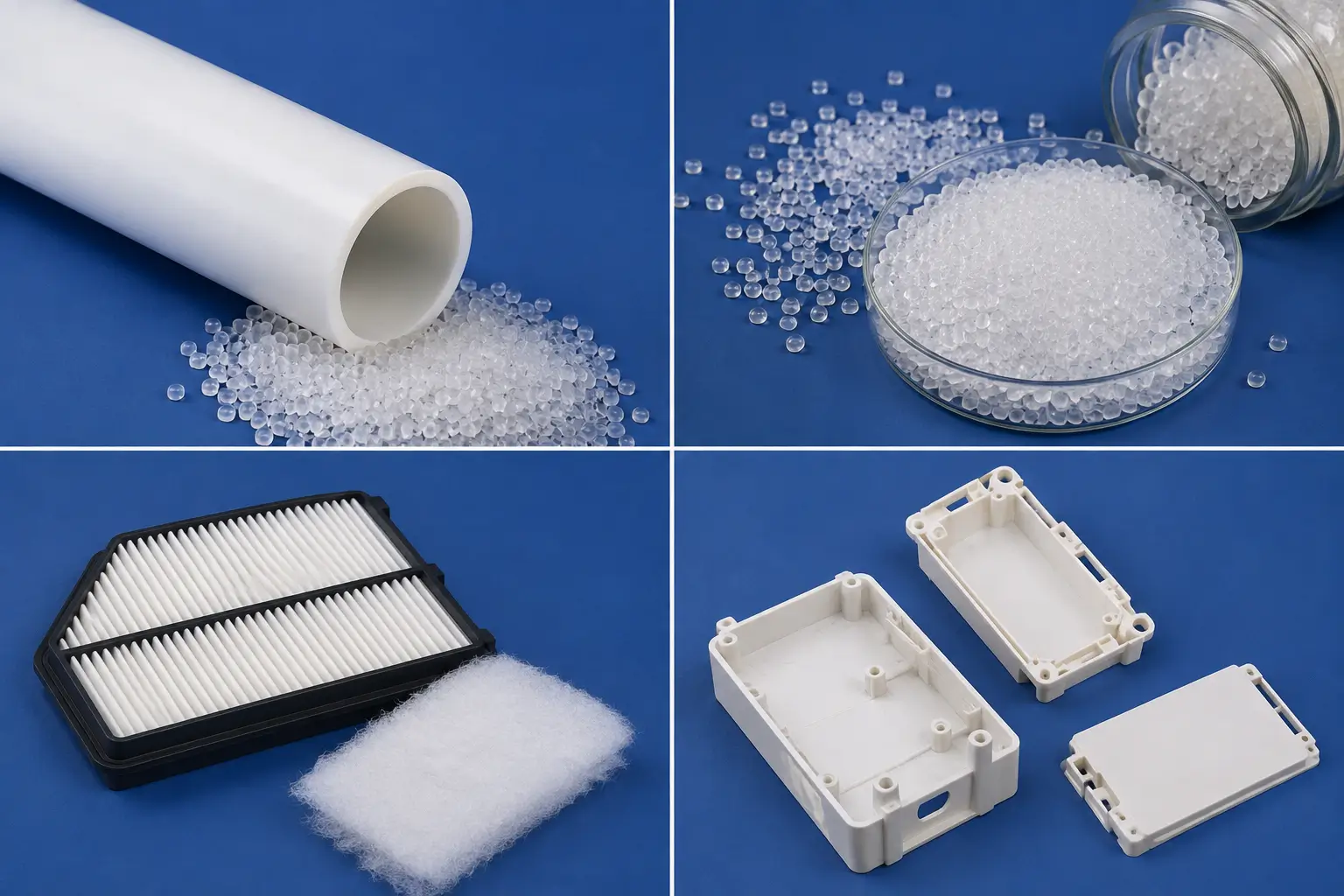 Modified polypropylene end-use applications